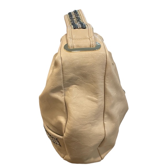 ***SOLD***. Charming Charlie Rhinestone Embellished Strapped Shoulder Bag - Picture 7 of 15